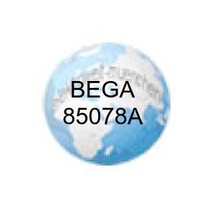 Preview: BEGA Pollerleuchtenrohr, 85078A, Silber