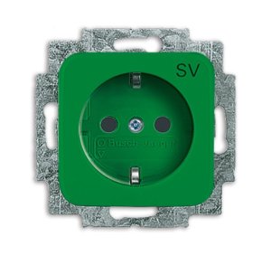 Preview: Busch-Jäger SI-SCHUKO-STECKDOSE "SV", 20 EUC-13-212-103