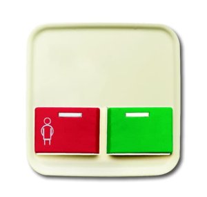 Preview: Busch-Jäger C-Sch. SI CO99 Ruf/Abstell, 2548-642 B-212-101