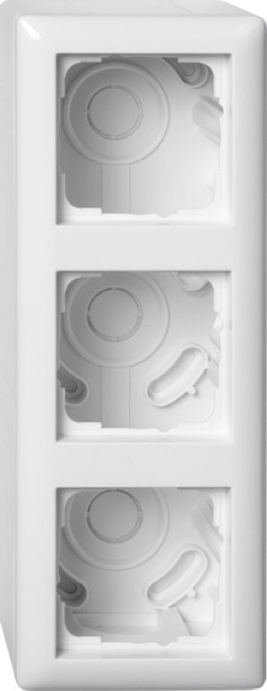 Preview: GIRA AP-Gehäuse 3f + Rahmen Stand 106303