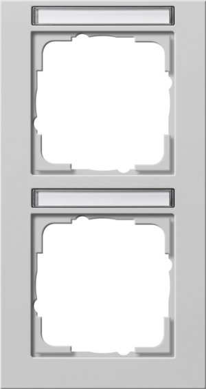 Preview: GIRA Abdeckrahmen 2f senkr. BSF G 110237