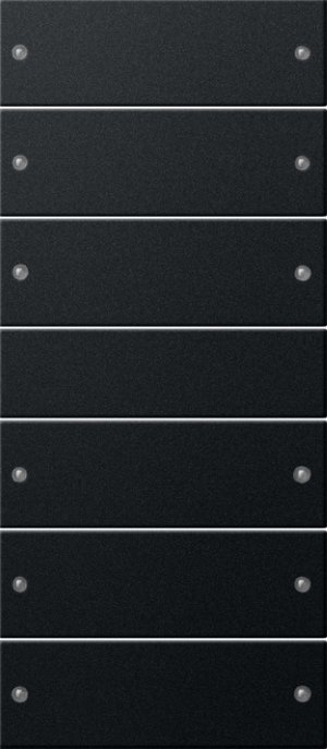 Preview: GIRA Wippenset 6f (3+3) System 5 2186005
