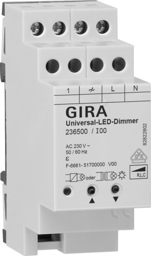 Preview: GIRA S3000 Uni-LED-Dimmer REG 236500