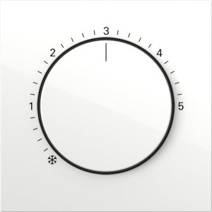 Preview: GIRA Abd. RTR Flächenschalter 2706112