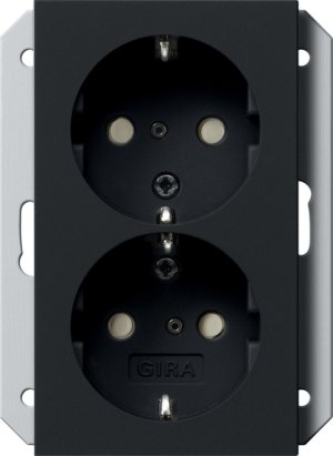 Preview: GIRA SCHUKO 2f SH f. UP-Dose 1f 2731005