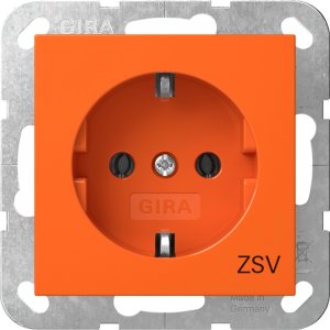 Preview: GIRA SCHUKO ZSV System 55 Orange 4188109