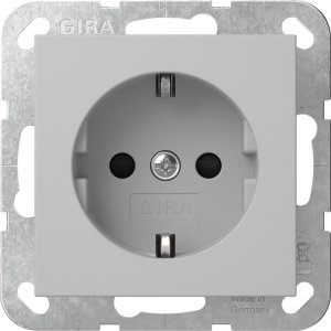 Preview: GIRA SCHUKO STKSH System 55 Grau 4453015