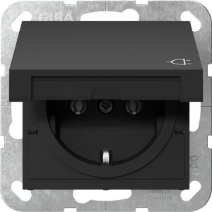 Preview: GIRA SCHUKO KDSystem 55 Schwarz 4454005