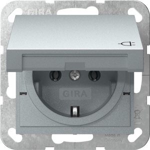 Preview: GIRA SCHUKO KDSystem 55 F Alu 445426