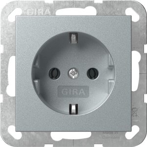 Preview: GIRA SCHUKO o.Kr.System 55 F Alu 446626