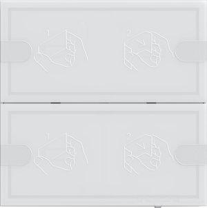 Preview: GIRA KNX Tastsens.4 Komfort 2f T 5002003