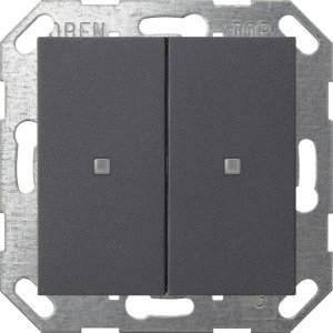 Preview: GIRA KNX Taster Wippe 2f System 5 517328