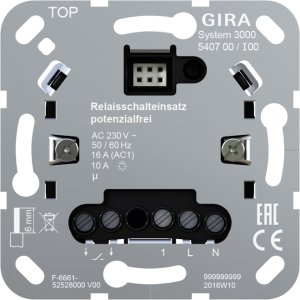 Preview: GIRA Relaisschalteinsatz  540700