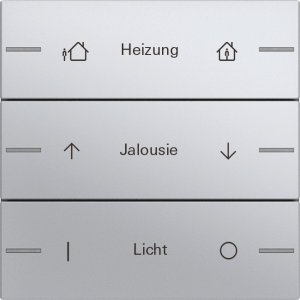 Preview: GIRA Wippenset 3f indiv. Tastsens 576326