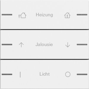 Preview: GIRA Wippenset 3f indiv. Tastsens 576327