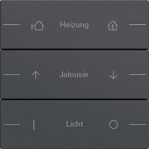 Preview: GIRA Wippenset 3f indiv. Tastsens 576328