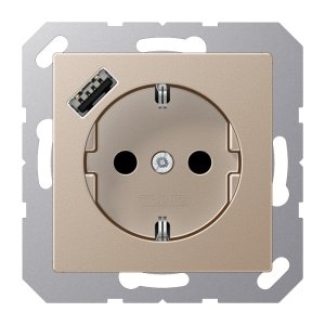 Preview: Jung SCHUKO Steckdose 16 A 2 A1520-18ACH