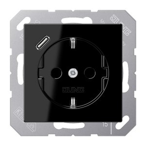Preview: Jung SCHUKO Steckdose 16 A 2 A1520-18CSW