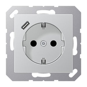Preview: Jung SCHUKO Steckdose 16 A 2 A1520-18CAL