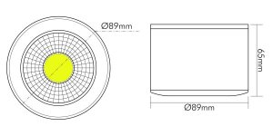 Preview: Nobile A 5068 Aufbau weiss-matt 1878005043