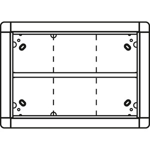 Preview: Ritto Portier Rahmen UP 6fach wei 1881670