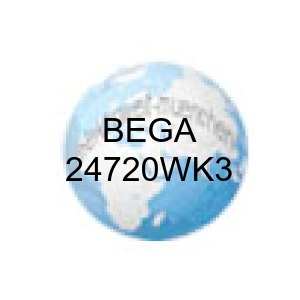 BEGA Deckeneinbau-Tiefstrahler, 24720WK3, für den Innen- & Außenbereich, Weiß · 3000 K