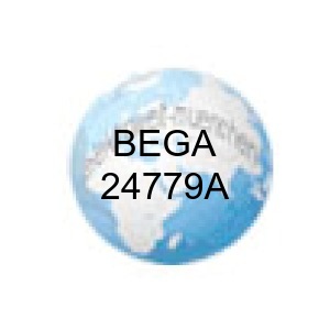 BEGA Wandleuchte, 24779A, für den Innen- & Außenbereich, Silber