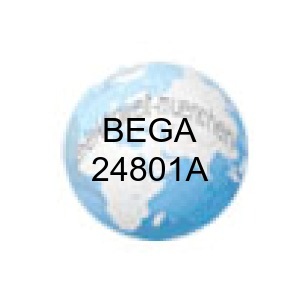 BEGA Deckeneinbau-Tiefstrahler, 24801AK3, für den Innen- & Außenbereich, Silber · 3000 K