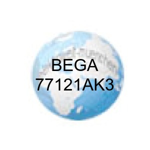 BEGA Aufsatzleuchte, 77121AK3, Silber · 3000 K