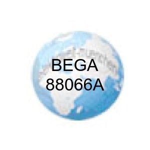 BEGA Pollerleuchte, 88066AK3, Silber · 3000 K