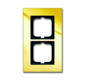 Busch-Jäger 1722-823-101 carat®, Rahmen, Rahmen 2-fach, gold (1754-0-4357)