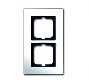 Busch-Jäger 1722-826-101 carat®, Rahmen, Rahmen 2-fach, chrom (1754-0-4361)