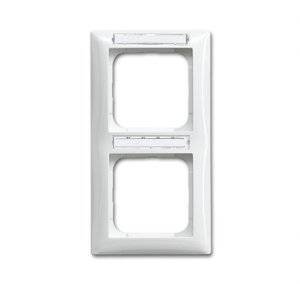 Busch-Jäger Rahmen 2-fach beschr. 1722NS-914, 1754-0-4552