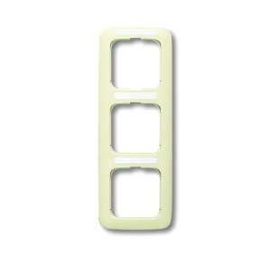 Busch-Jäger 1723 NS-212 Busch-Duro 2000® SI, Rahmen, Rahmen 3-fach mit Sichtfenster, senkrecht, weiß (1754-0-3708)