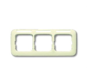 Busch-Jäger 1733 NS-212 Busch-Duro 2000® SI, Rahmen, Rahmen 3-fach mit Sichtfenster, waagerecht, weiß (1754-0-3716)