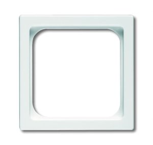 Busch-Jäger 1746/10-84 future® linear, Datenkommunikation - Abdeckungen, Abdeckung für Kommunikationsgeräte 50 x 50 mm, studioweiß (1710-0-3522)