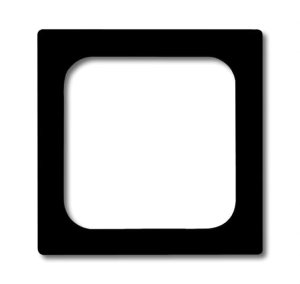Busch-Jäger 1746/10-885 future® linear, Datenkommunikation - Abdeckungen, Abdeckung für Kommunikationsgeräte 50 x 50 mm, schwarz matt (1710-0-3897)