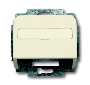 Busch-Jäger 1758-212 Busch-Duro 2000® SI, Datenkommunikation - Abdeckungen, Abdeckung für Daten-Kommunikations-Steckverbinder (DKS), weiß (1724-0-1002)