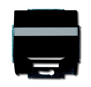 Busch-Jäger 1758-81 carat®, Datenkommunikation - Abdeckungen, Abdeckung für Daten-Kommunikations-Steckverbinder (DKS), anthrazit (1724-0-4253)
