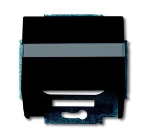 Busch-Jäger 1758-885 future® linear, Datenkommunikation - Abdeckungen, Abdeckung für Daten-Kommunikations-Steckverbinder (DKS), schwarz matt (1724-0-4299)