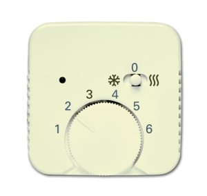 Busch-Jäger 1795 HKEA-212 Busch-Duro 2000® SI, Temperaturregler - Abdeckungen, Abdeckung für Temperaturregler 1099 UHKEA, weiß (1710-0-4028)