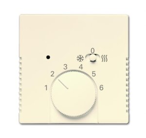 Busch-Jäger 1795 HKEA-82 future® linear, Temperaturregler - Abdeckungen, Abdeckung für Temperaturregler 1099 UHKEA, elfenbein/weiß (1710-0-4047)