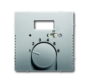 Busch-Jäger 1795 TA-866 pur edelstahl, Temperaturregler - Abdeckungen, Abdeckung für Temperaturregler 1095 UTA, 1096 UTA, edelstahl (1710-0-3762)