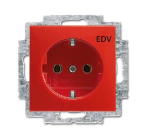Busch-Jäger SCHUKO Steckd.EDV 20EUC/DV-917, 2011-0-6236