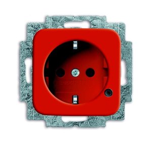 Busch-Jäger 20 EUCBL-14-212 Busch-Duro 2000® SI, SCHUKO® Steckdosen, Steckdose mit LED-Kontrolllicht, orange, orange (ZSV) RAL 2004 (2013-0-5283)