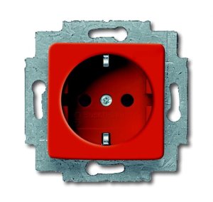 Busch-Jäger 20 EUCQ-14-212 Busch-Duro 2000® SI, SCHUKO® Steckdosen, Steckdose, 50 x 50 mm, orange, orange (ZSV) RAL 2004 (2011-0-2878)
