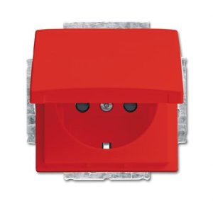 Busch-Jäger SCHUKO Steckd.Kl eBs rot 20EUKB-917, 2013-0-5392