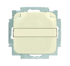 Busch-Jäger 20 EUKNB-212 Busch-Duro 2000® SI, SCHUKO® Steckdosen, Steckdose mit Klappdeckel und Beschriftungsfeld, erh. Berührungsschutz, weiß (2013-0-5311)