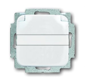 Busch-Jäger 20 EUKNB-214 Reflex SI, SCHUKO® Steckdosen, Steckdose mit Klappdeckel und erh. Berührungsschutz und Beschriftungsfeld, alpinweiß (2013-0-5318)