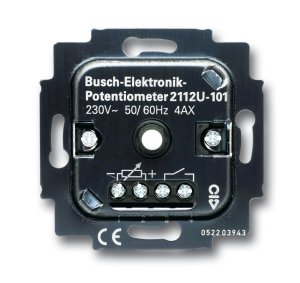Busch-Jäger 2112 U-101 Busch-Dimmer®, UP-Geräte, Potenziometer, (6599-0-2035)